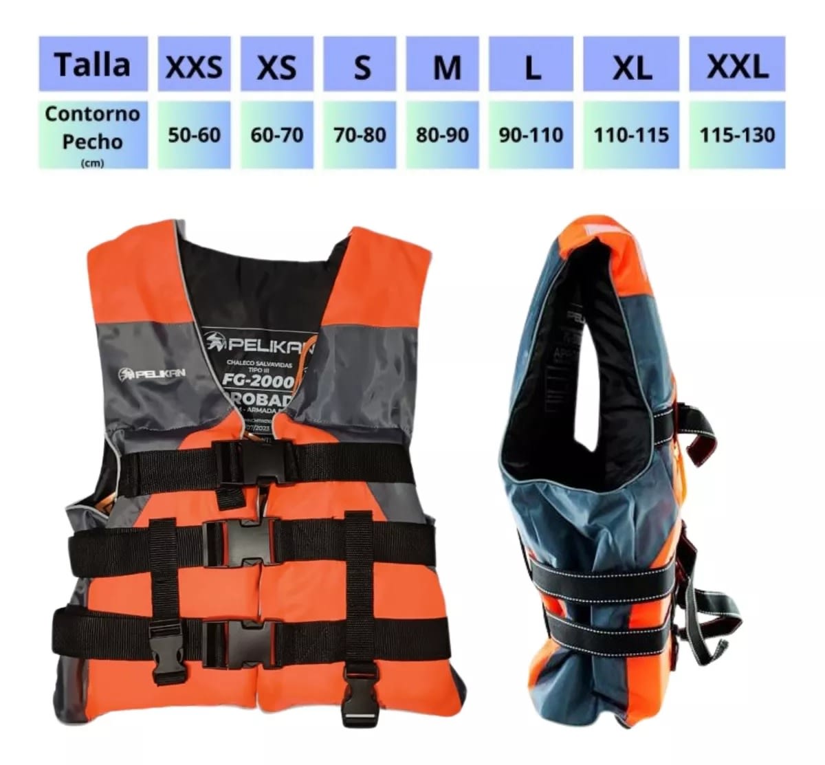 CHALECO SALVAVIDAS FG-2000 PELIKAN4
