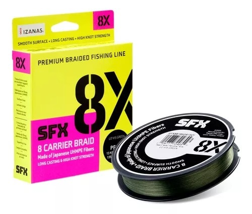 MULTIFILAMENTO SFX 8X LO VIS GREEN1