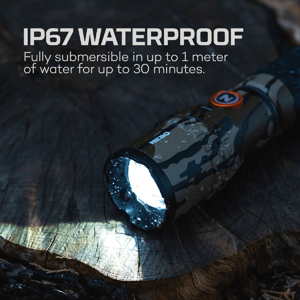 LINTERNA NEBO SLYDEKING CAMO 2K3