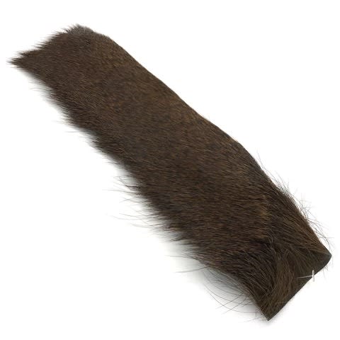 PREMO DEER HAIR STRIP DARK BROWN #871