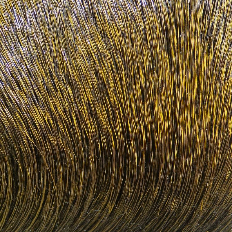PREMO DEER HAIR STRIP OLIVE BROWN #2651