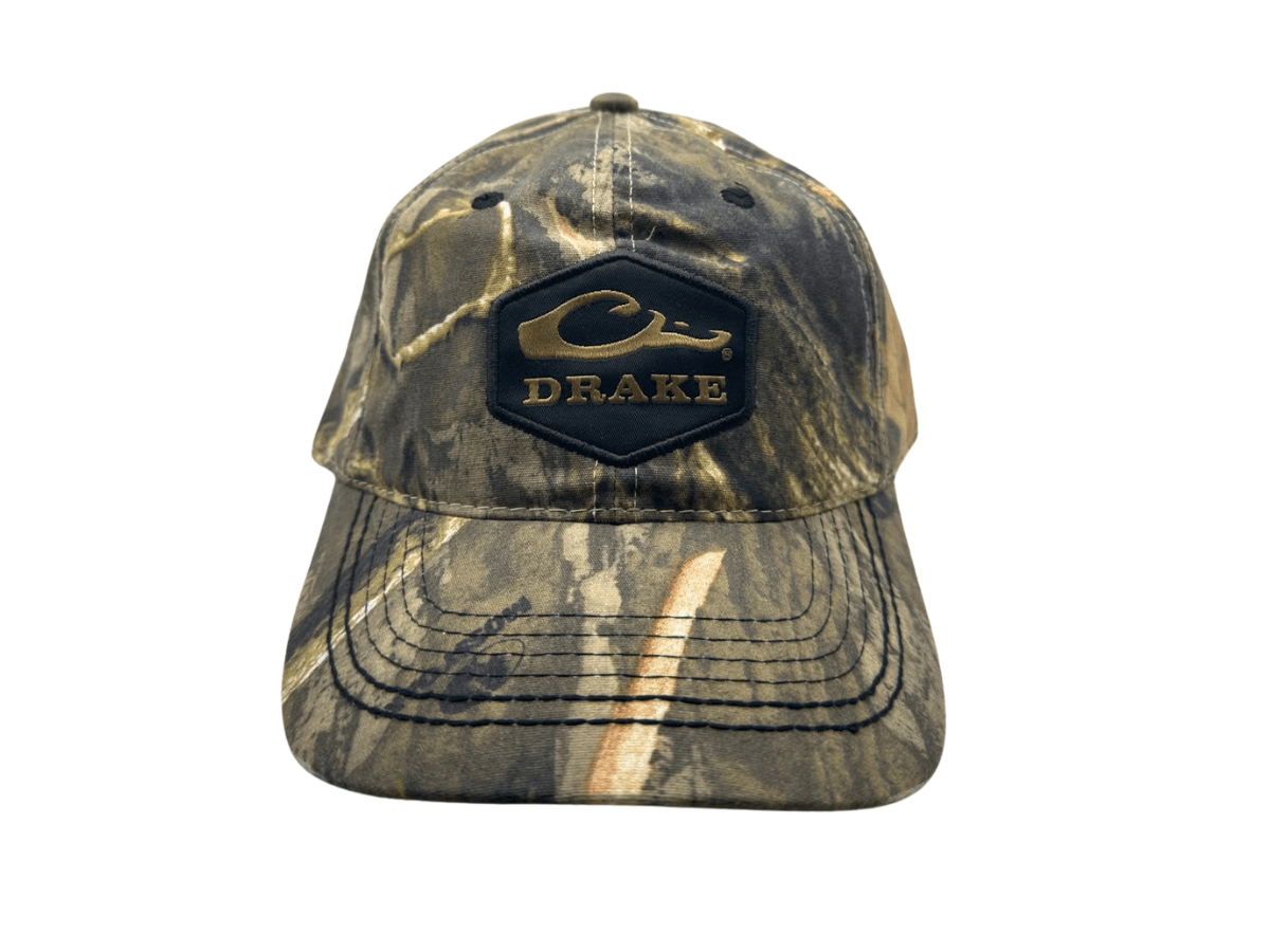 GORRO DRAKE WATERFOWL CAMO COTTON TWILL HEX PATCH1
