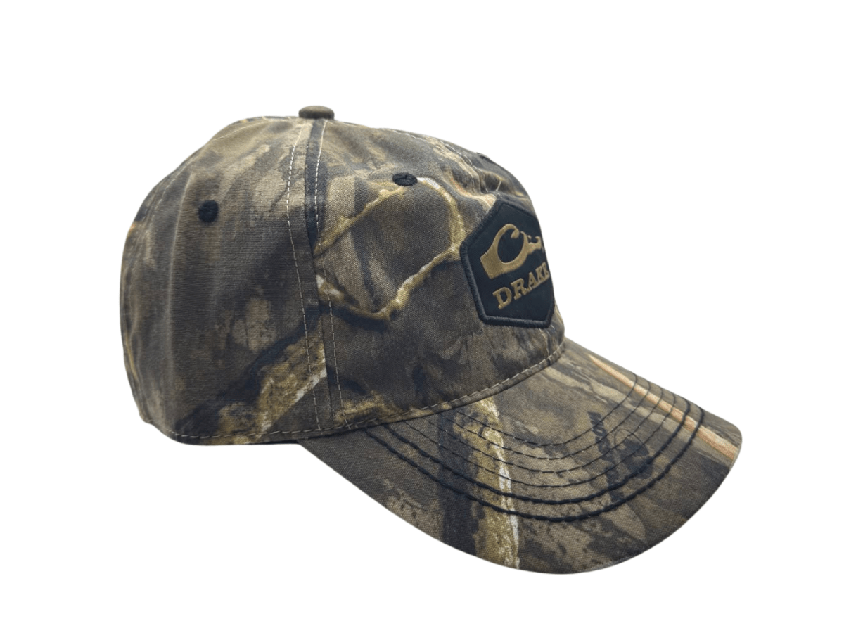 GORRO DRAKE WATERFOWL CAMO COTTON TWILL HEX PATCH2
