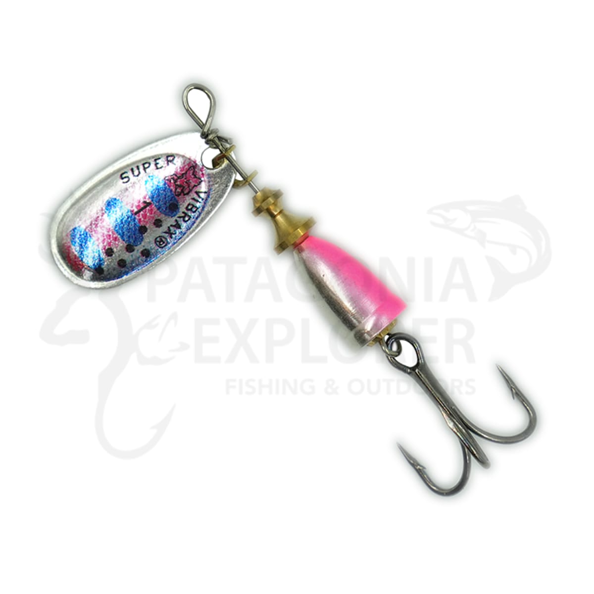 SPINNER BLUE FOX VIBRAX FLUOR N1 / 4G. | Patagonia Explorer Tienda