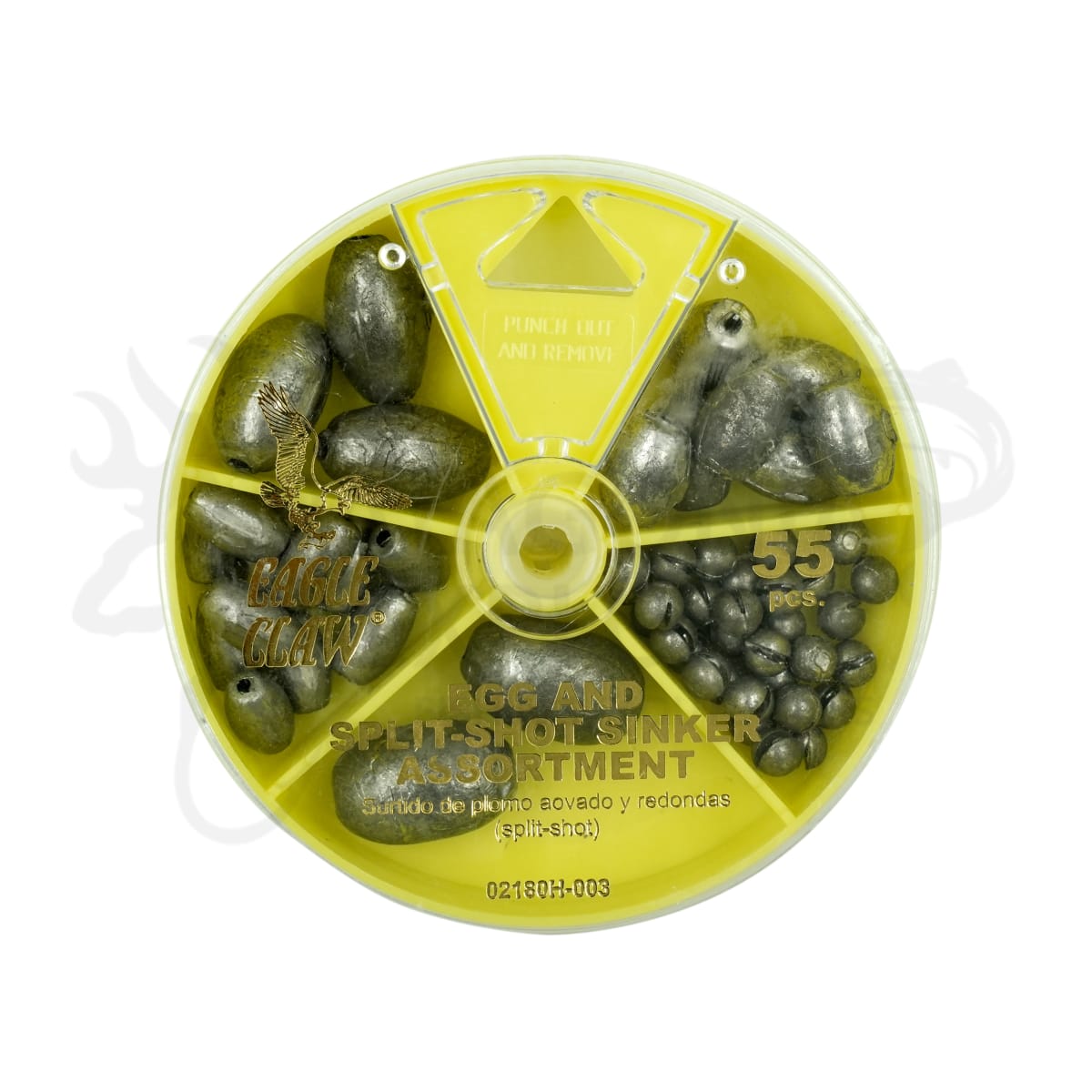 SET DE PLOMOS EAGLE CLAW BOLITA/OVAL1