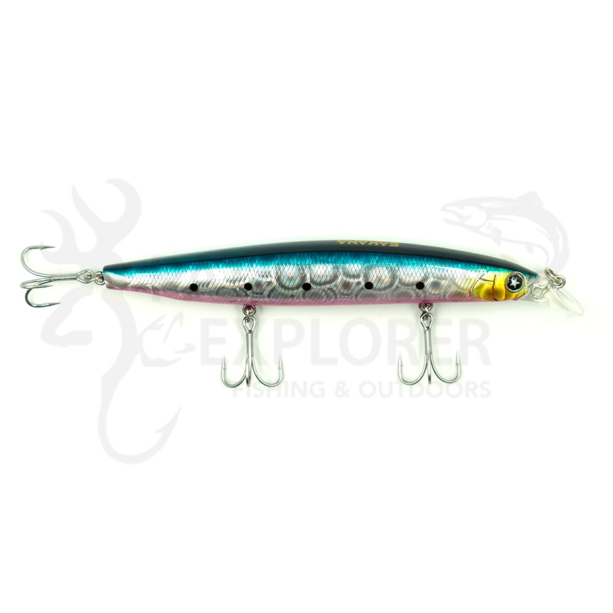 SEÑUELO MINNOW SAKANA HOMMACHI 125S /23G BLUE 3D1