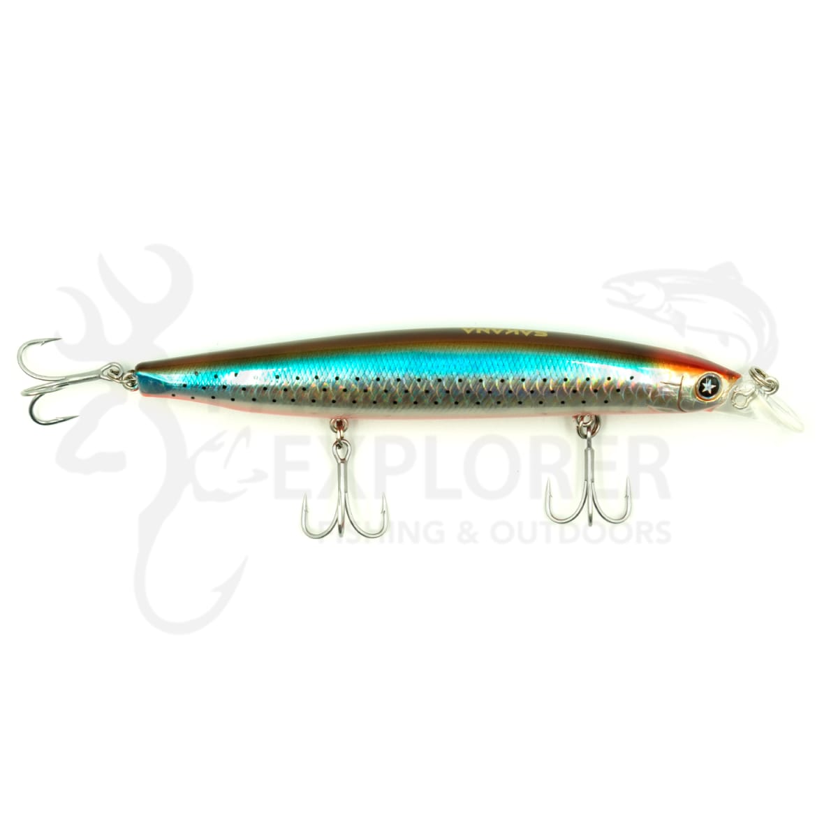 SEÑUELO MINNOW SAKANA HOMMACHI 125S /23G CRAZY HOLOGRAM1