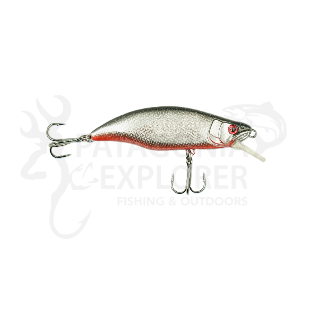 SEÑUELO MINNOW HARD BAITS PLATA 8 G.1