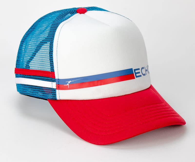 GORRO ECHO RED/WHITE/BLUE FOAM TRUCKER PARTY1