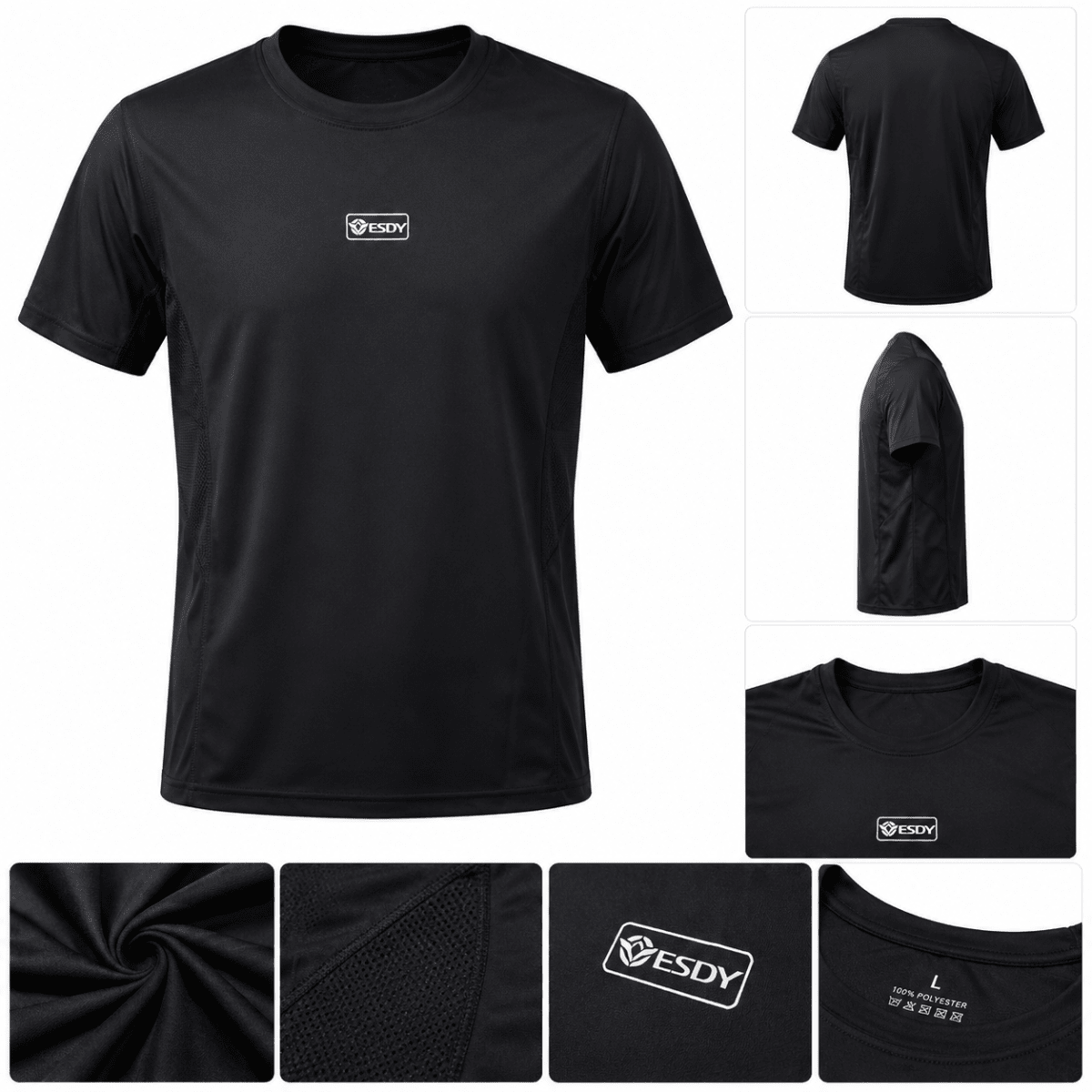 POLERA TACTICA NEGRA1