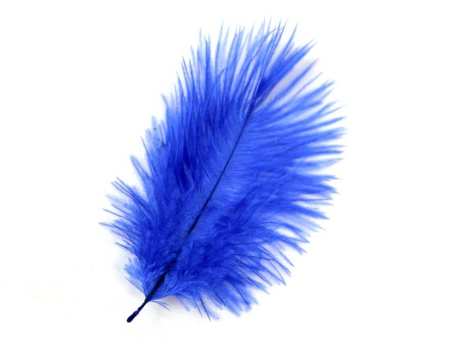 OSTRICH PLUME NATURES SPIRIT ELECTRIC BLUE OP -771