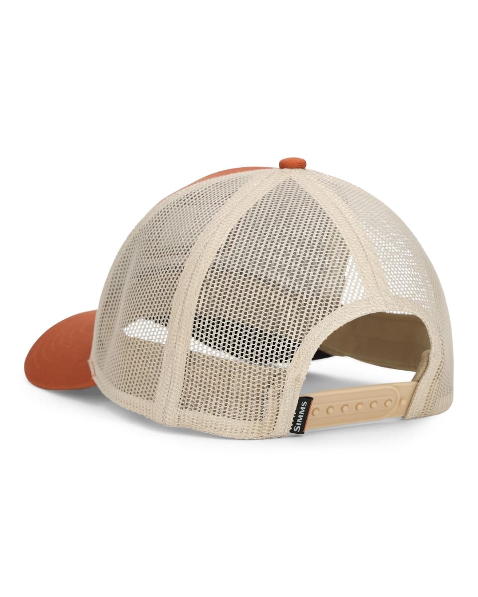 GORRO SIMMS DOUBLE HAUL ICON TRUCKER ORANGE2