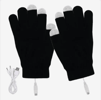 GUANTES CALEFACTORES + USB 3M NEGROS2