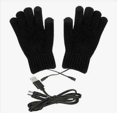 GUANTES CALEFACTORES + USB 3M NEGROS3