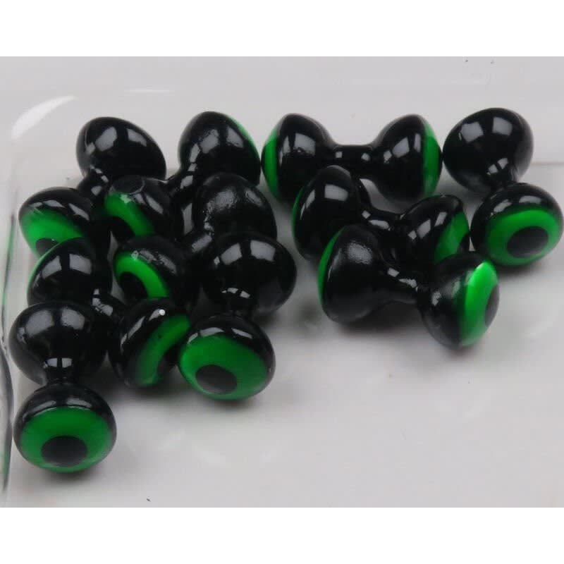 SMALL DOUBLE PUPIL LEAD EYES #3 BLACK W FL CHART AND BLACK1