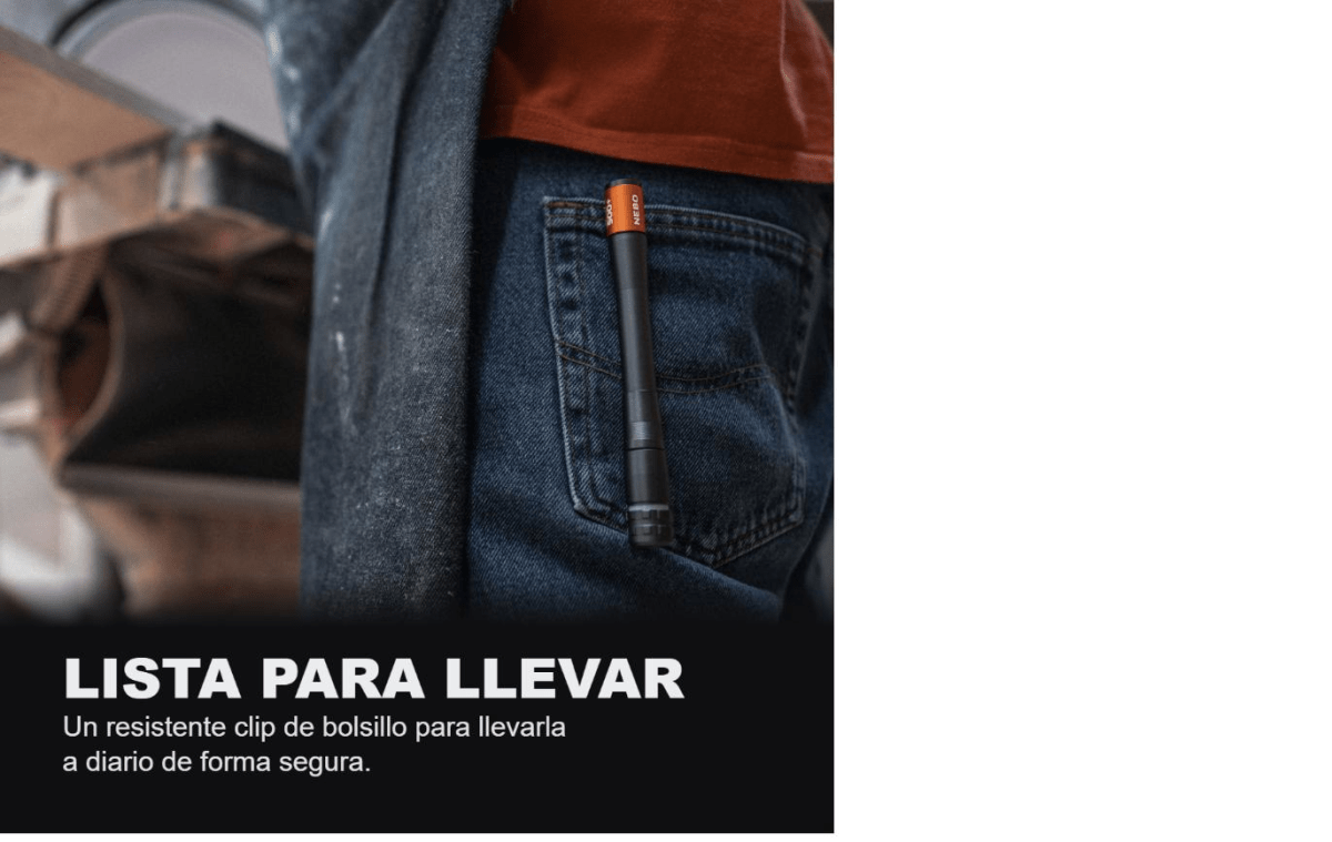 LINTERNA TIPO LAPIZ RECARGABLE NEBO INSPECTOR 500 LUMENES4