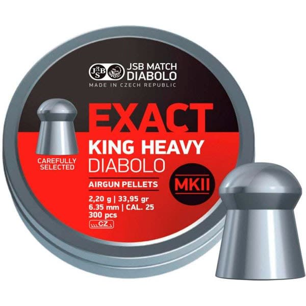 POSTON JSB EXACT KING HEAVY DIABOLO MKII CAL .25 300 PCS1