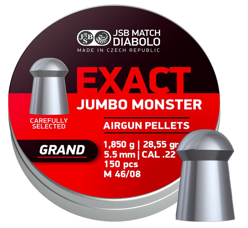 POSTON JSB EXACT JUMBO MONSTER GRAND CAL .221