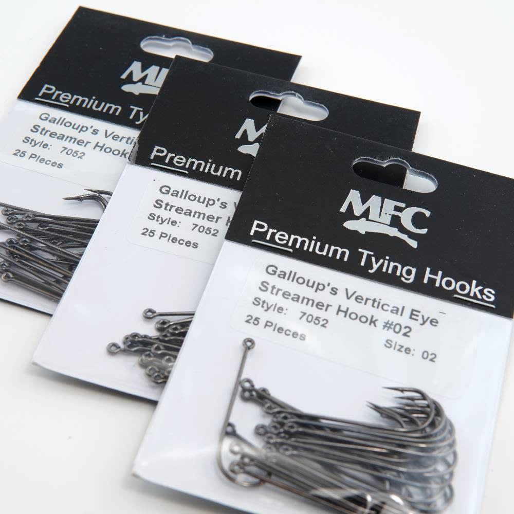 ANZUELOS GALLOUP'S VERTICAL EYE STREAMER HOOK2