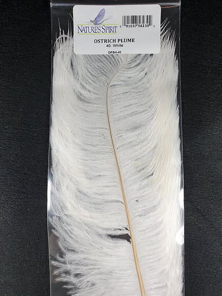 OSTRICH  PLUME WHITE OPSH-401