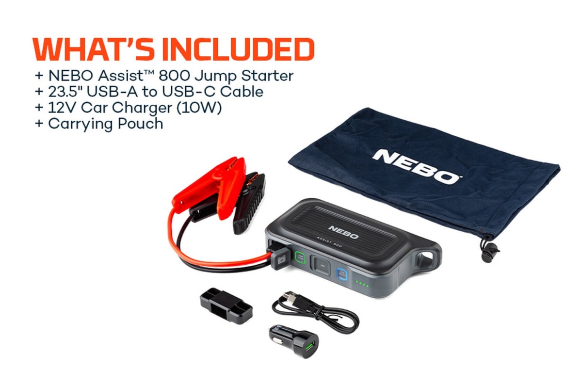 PARTIDOR NEBO ASSIST 800 JUMP STARTER9