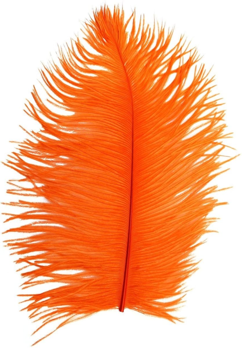 OSTRICH PLUME NATURES SPIRIT ORANGE OPSH -321