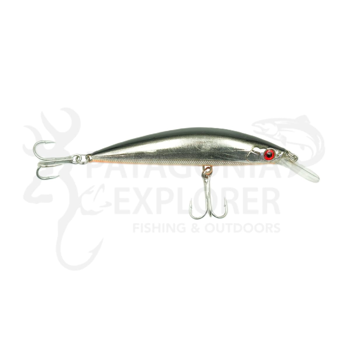 SEÑUELO MINNOW HARD PLATA VARIEDADES 28GR1