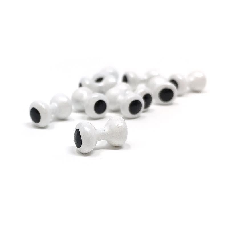 PAINTED LEAD EYES MEDIUM PEARL #2841