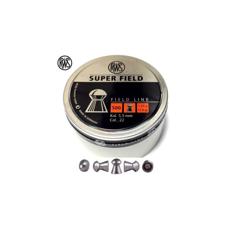 LATA POSTONES RWS SUPER FIELD 5,5 MM 500 PCS1