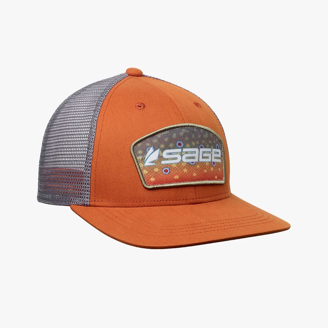GORRO SAGE PATCH TRUCKER ORANGE - BROOK TROUT1
