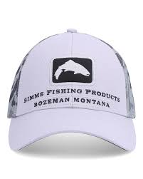 GORRO SIMM'S TROUT ICON TRUCKER GHOST CAMO STEEL1