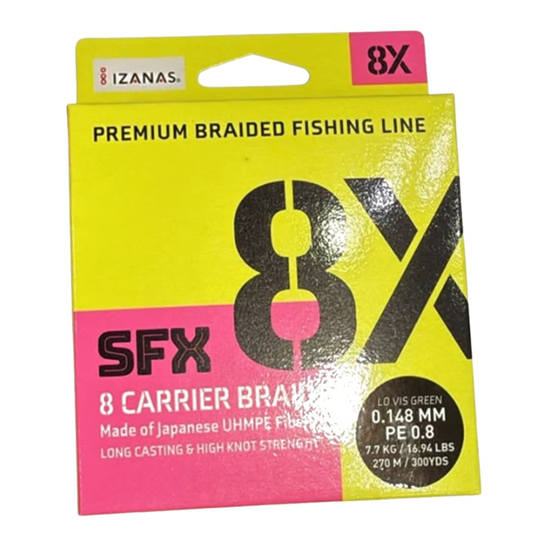 MULTIFILAMENTO SFX 8X 270M 0.14 VERDE1