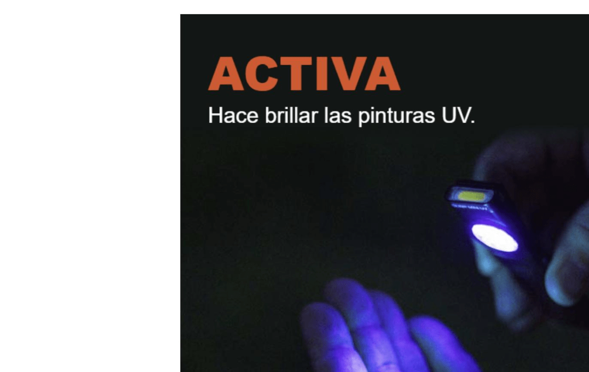 LINTERNA RECARGABLE CON LUZ ULTRAVIOLETA NEBO SLIM MINI 150 LUMENES4