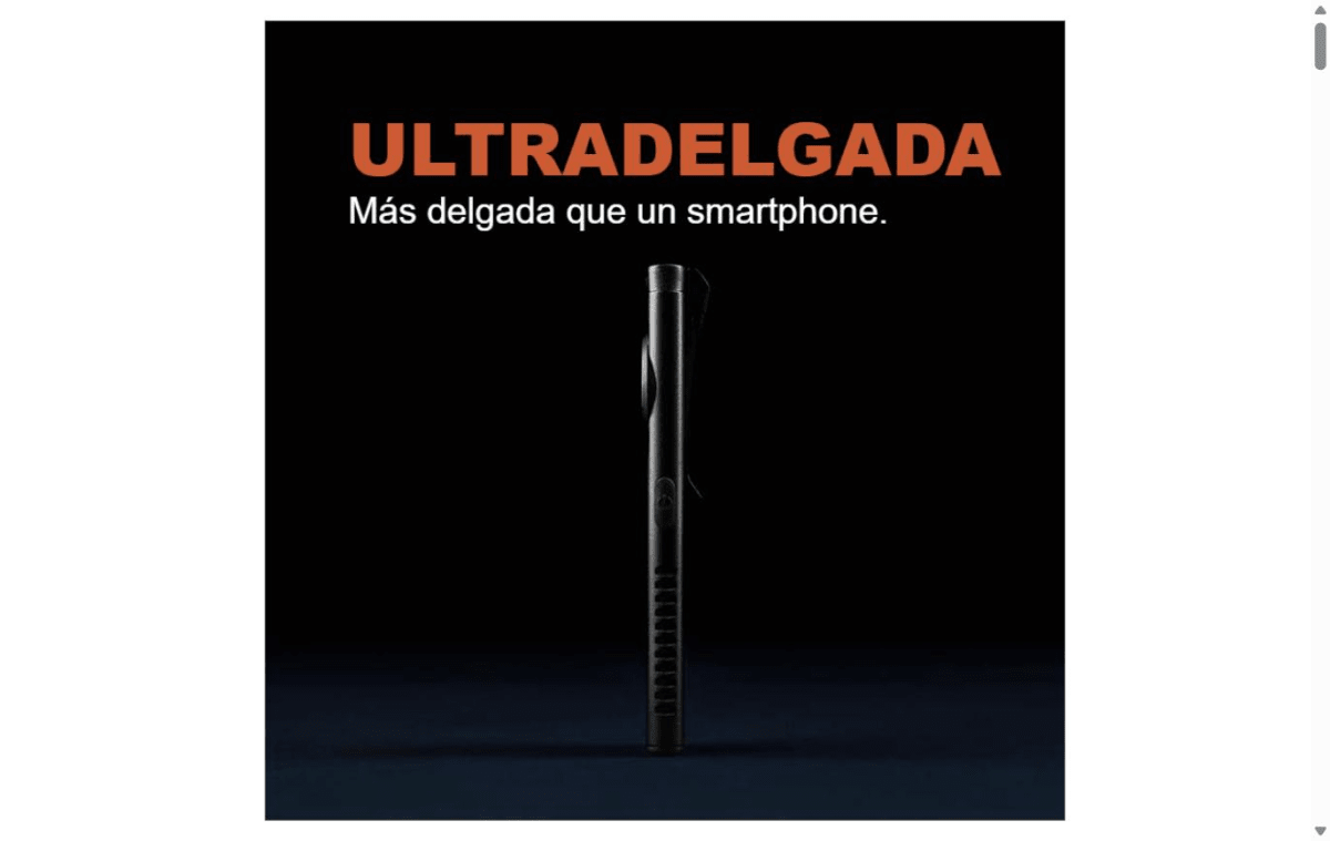 LINTERNA RECARGABLE NEBO SLIM MINI UV 150 LUMENES8