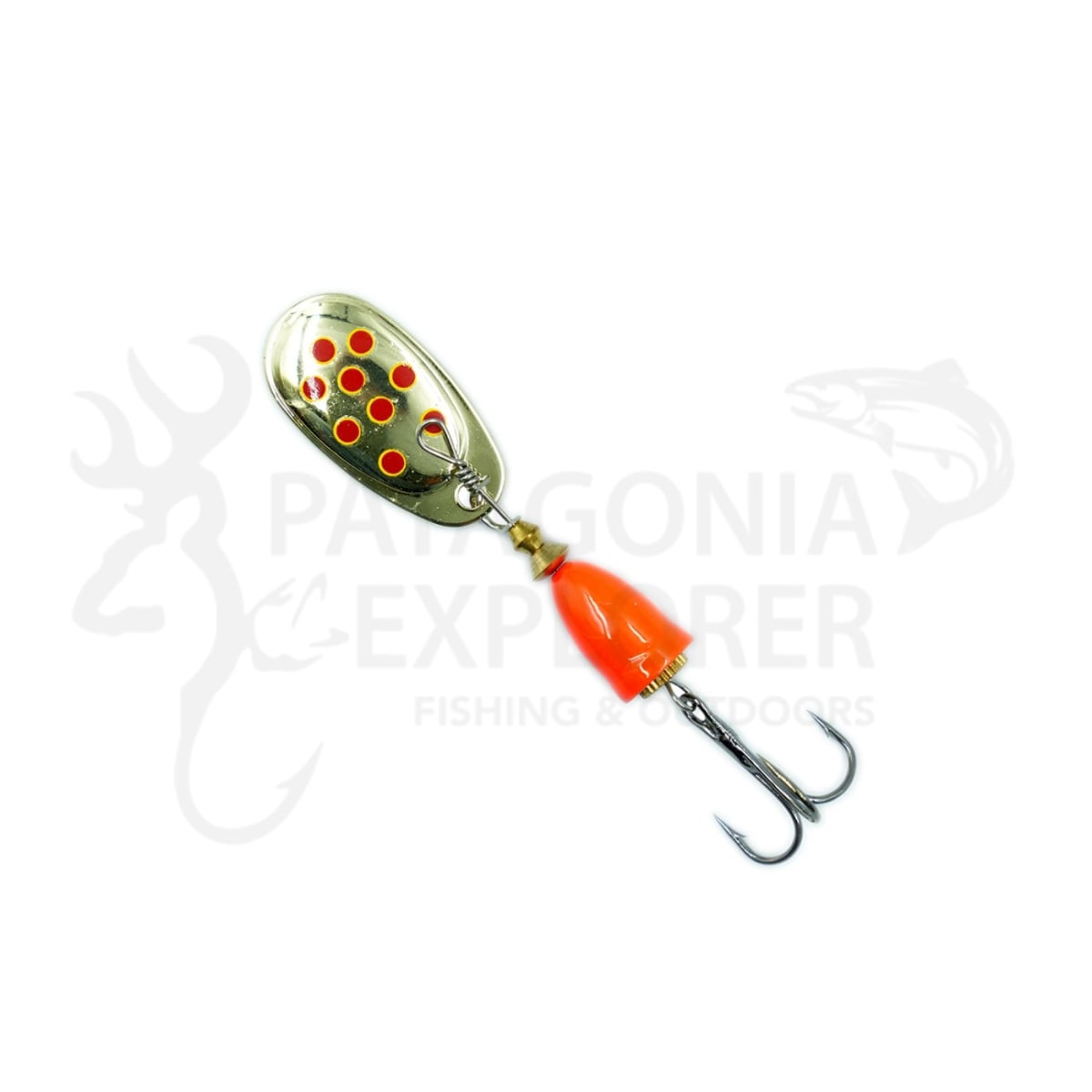 SPINNER SONNAR SAITAMA N°3 - 8.6G GOLD DOT ORANGE1