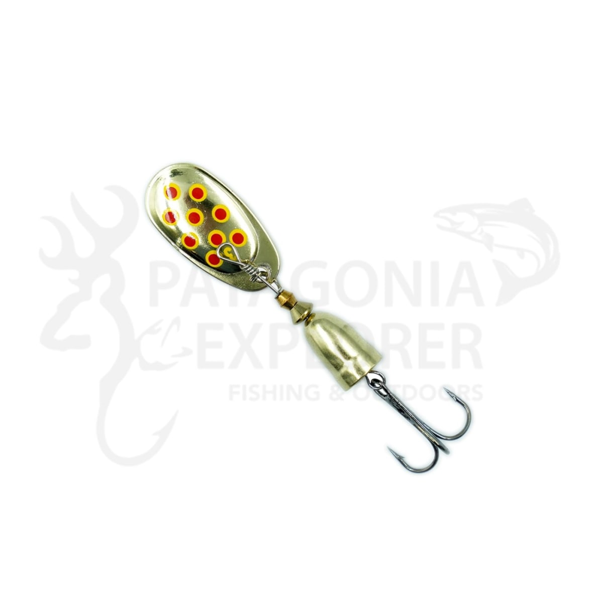 SPINNER SONNAR SAITAMA N°3 - 8.6G GOLD RED DOT1
