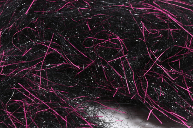 SPAWN UV SIMI SEAL DUBBING BLACK / UV PINK2