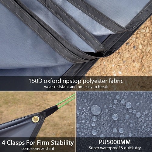 TARP GEERTOP 150D OXFORD ULTRALIGHT 210X1453