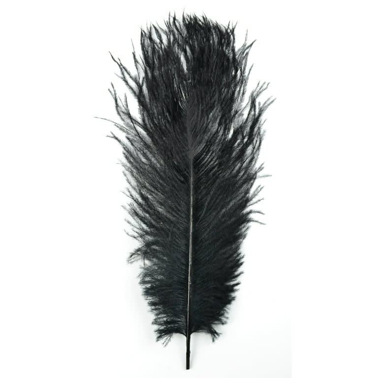 OSTRICH PLUME NATURES SPIRIT 33 BLACK  OP-331