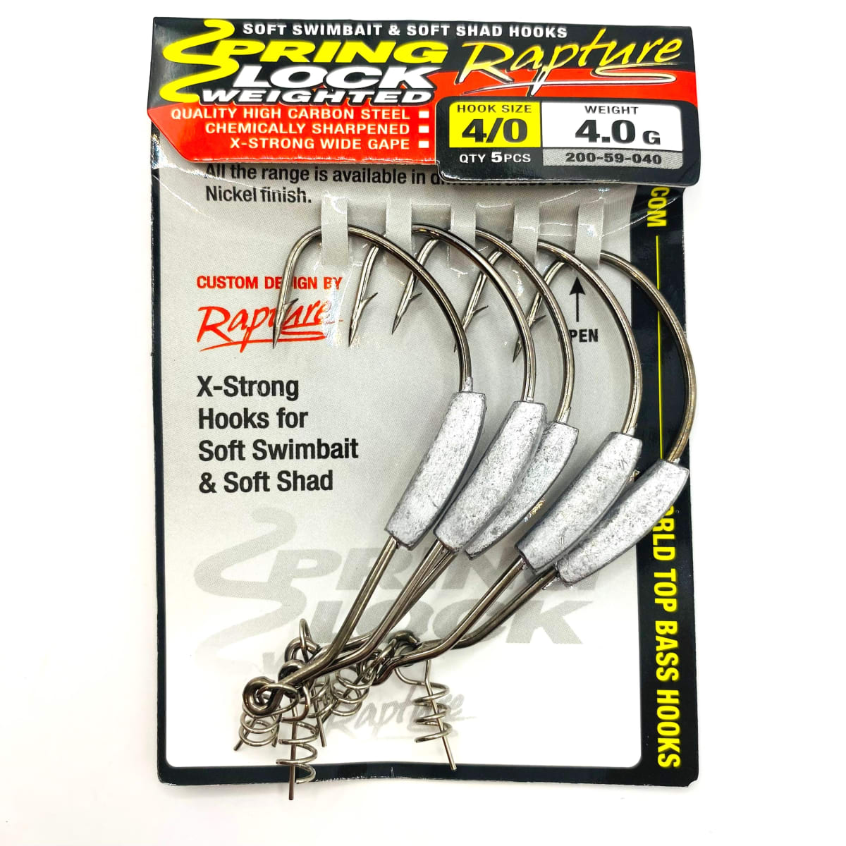 ANZUELOS PLOMADOS RAPTURE2