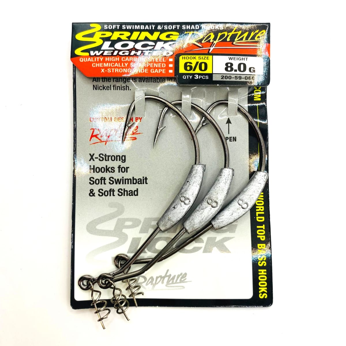 ANZUELOS PLOMADOS RAPTURE3