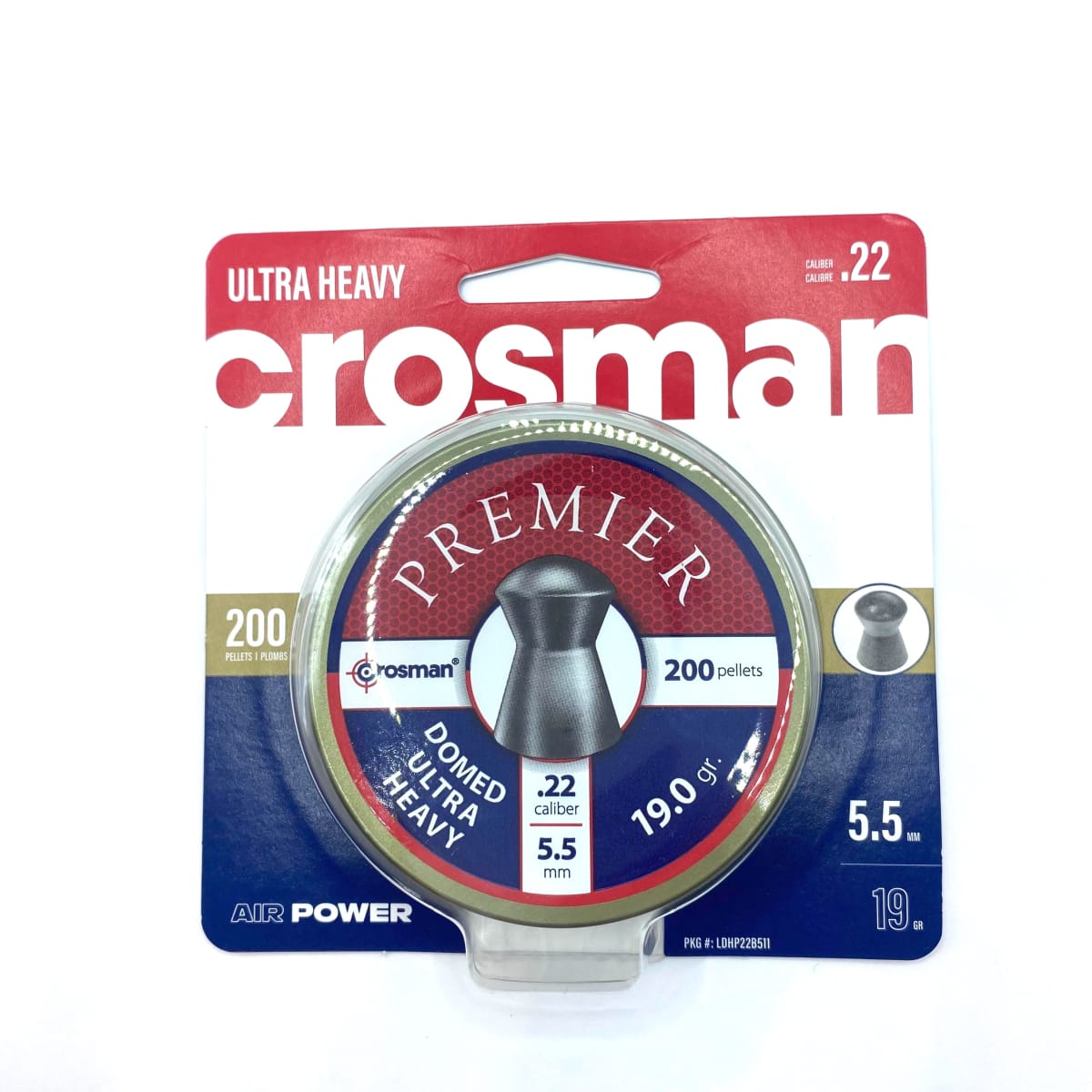 POSTON CROSSMAN DOMED ULTRA HEAVY 5.5 CAL .221