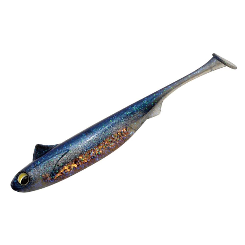 VINILO MAGBITE SNATCH BITE SHAD PLOMO-ROJO / 10CM / 5PCS3