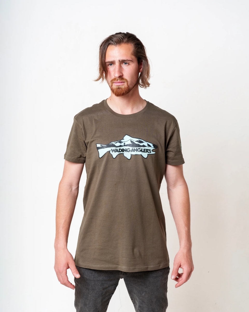 Polera Trucha De Montaña Verde Musgo1