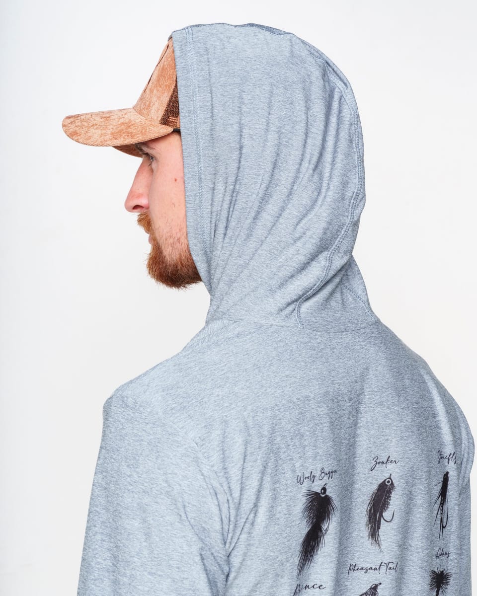 Polera Lightweight Flies Gris1