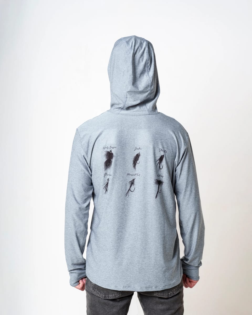 Polera Lightweight Flies Gris2