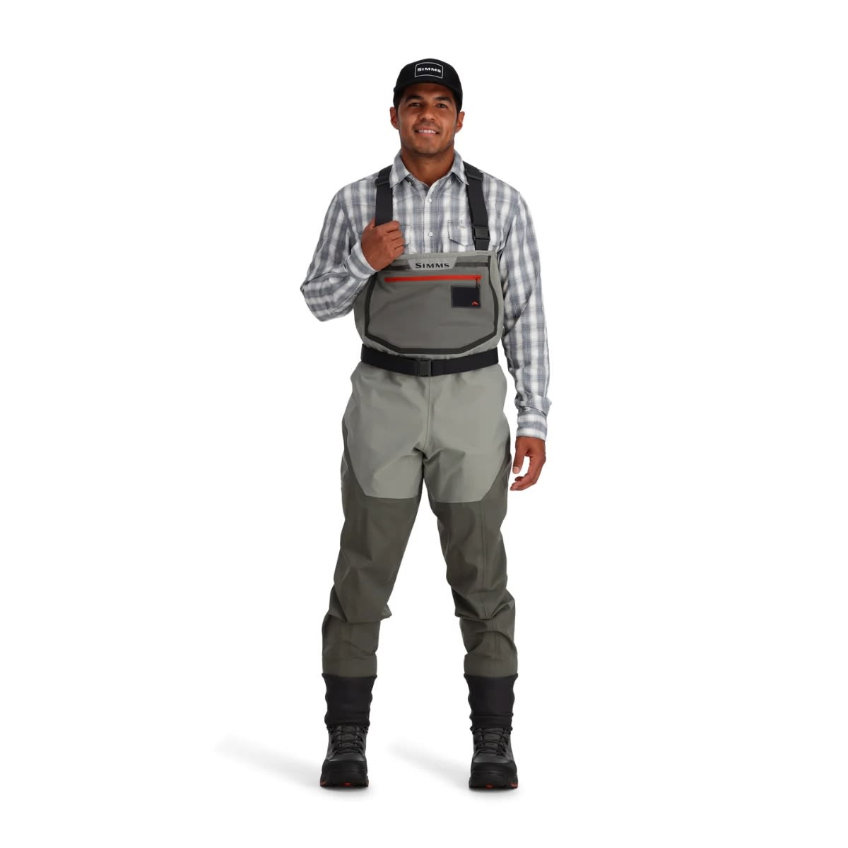 WADER MEN'S FREESTONE STOCKINGFOOT SMOKE TALLA L 9-114