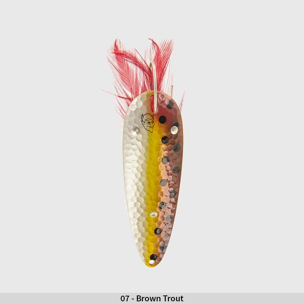 CUCHARA DARDEVLE IMP WEEDLESS 11G / 07 BROWN TROUT1