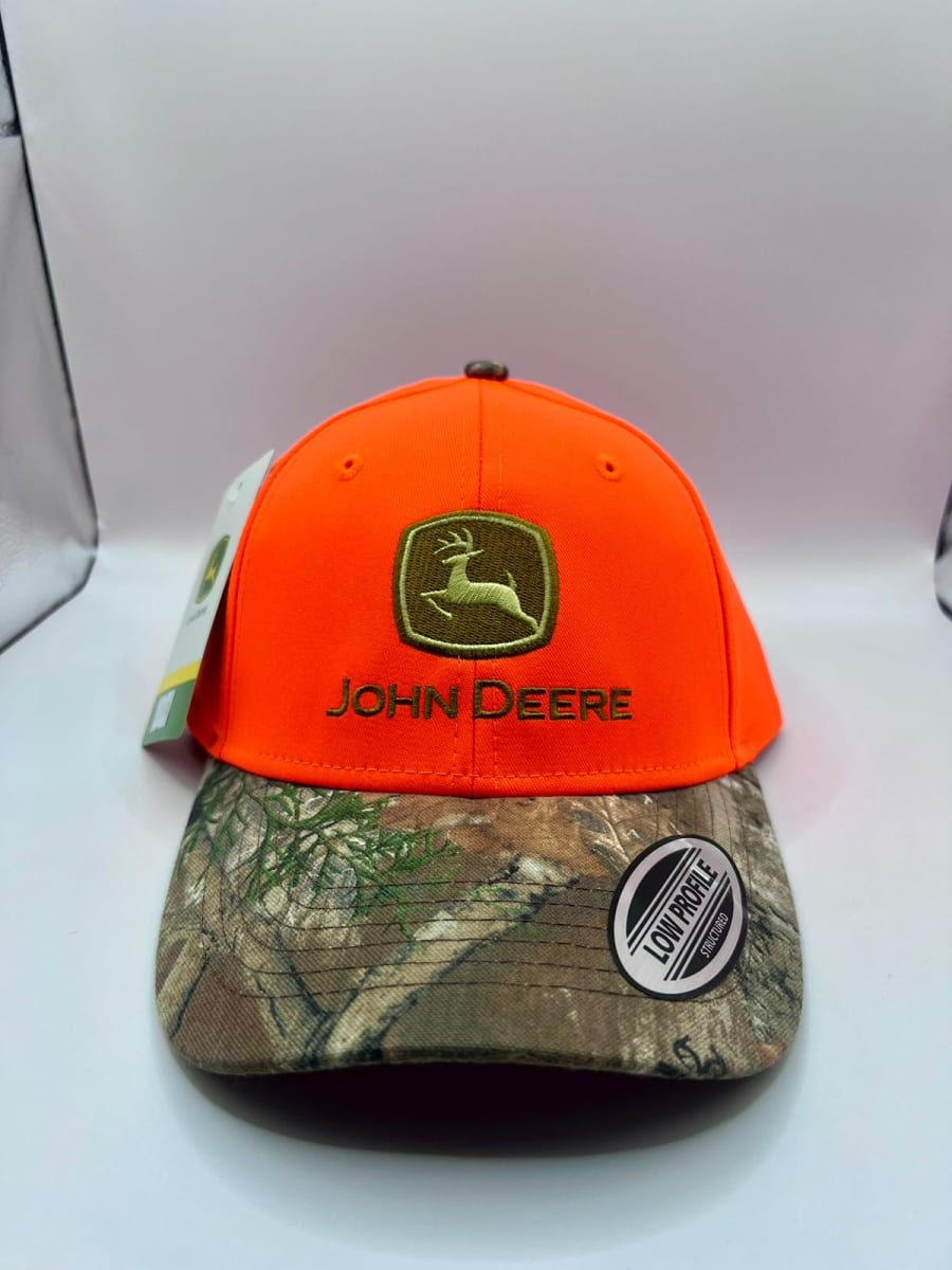 GORRO JOHN DEERE ORANGE VISERA CAMO2
