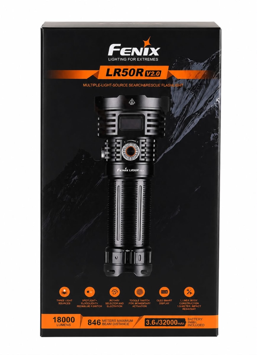 LINTERNA FENIX LR50RV25